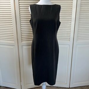 Classsiques Entier gray sheath dress with backslit